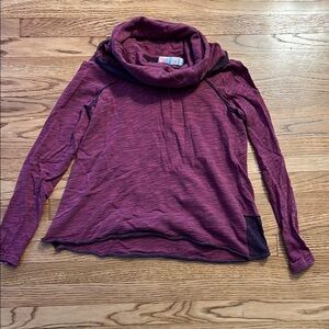Free People Purple Turtle Neck Sweater
